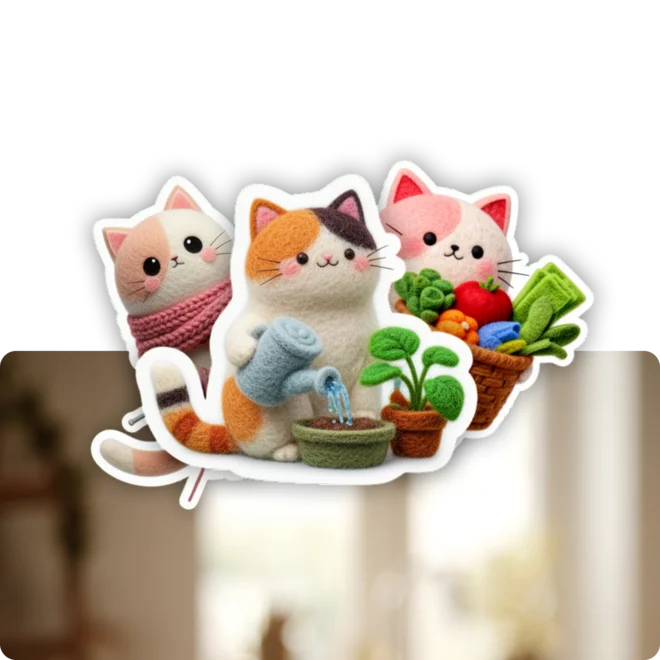 ReadySet sticker collection with various themes